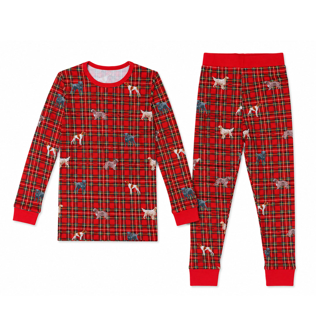 Kevin's Kids The Little Hunt Club Pajamas-Children's Clothing-Red Tartan-2T-Kevin's Fine Outdoor Gear & Apparel