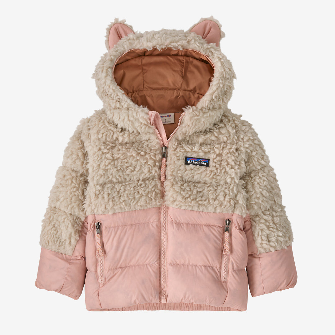 Patagonia Baby Hi-Loft Furry Friends Jacket-Children's Clothing-Mallow Pink-6M-Kevin's Fine Outdoor Gear & Apparel