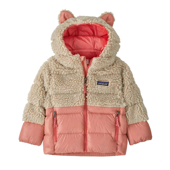 Patagonia Baby Hi-Loft Furry Friends Jacket-Children's Clothing-Moment Pink-6M-Kevin's Fine Outdoor Gear & Apparel