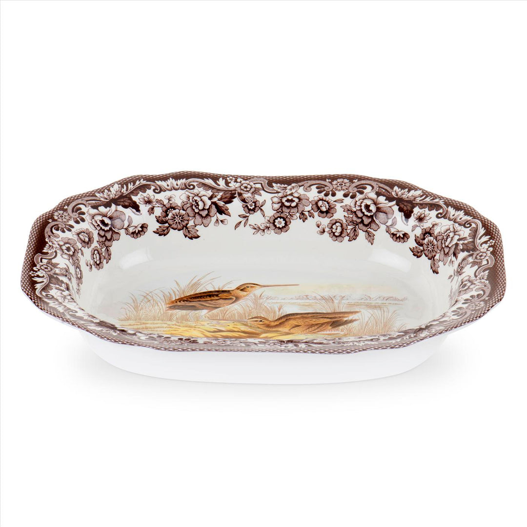 Spode Woodland Open Vegetable Dish - Snipe 11.5 "-Home/Giftware-Kevin's Fine Outdoor Gear & Apparel
