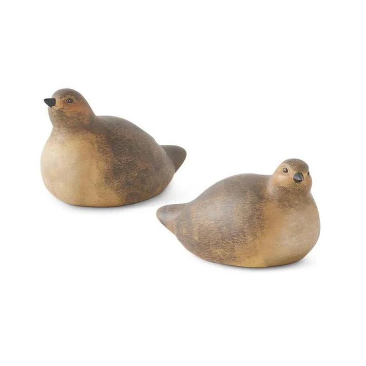 Assorted Smooth Natural Brown Resin Doves (Set of 2)-Home/Giftware-Kevin's Fine Outdoor Gear & Apparel