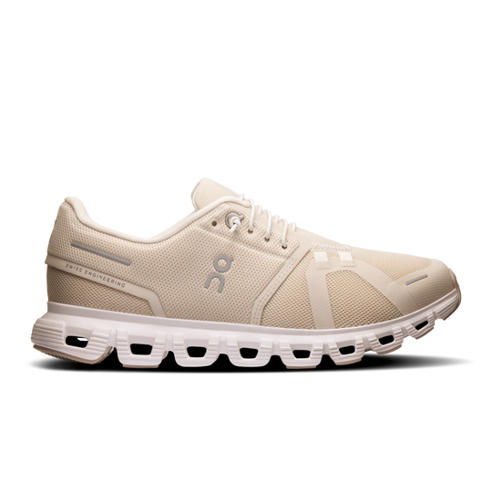 On Running Cloud 6 Women's Shoes-Women's Footwear-Pearl | White-6-Kevin's Fine Outdoor Gear & Apparel