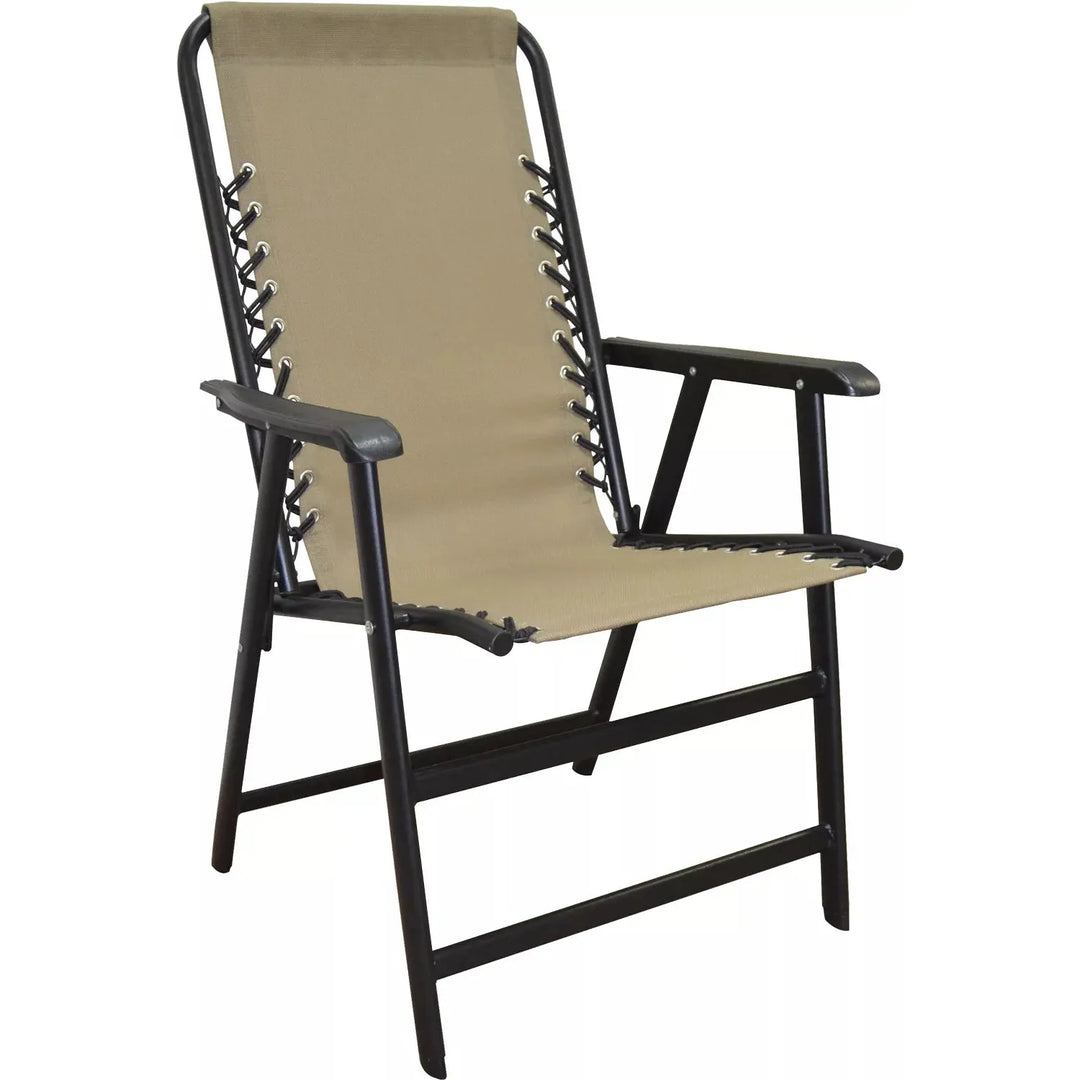 Sports Suspension Folding Chair-Hunting/Outdoors-Beige-Kevin's Fine Outdoor Gear & Apparel