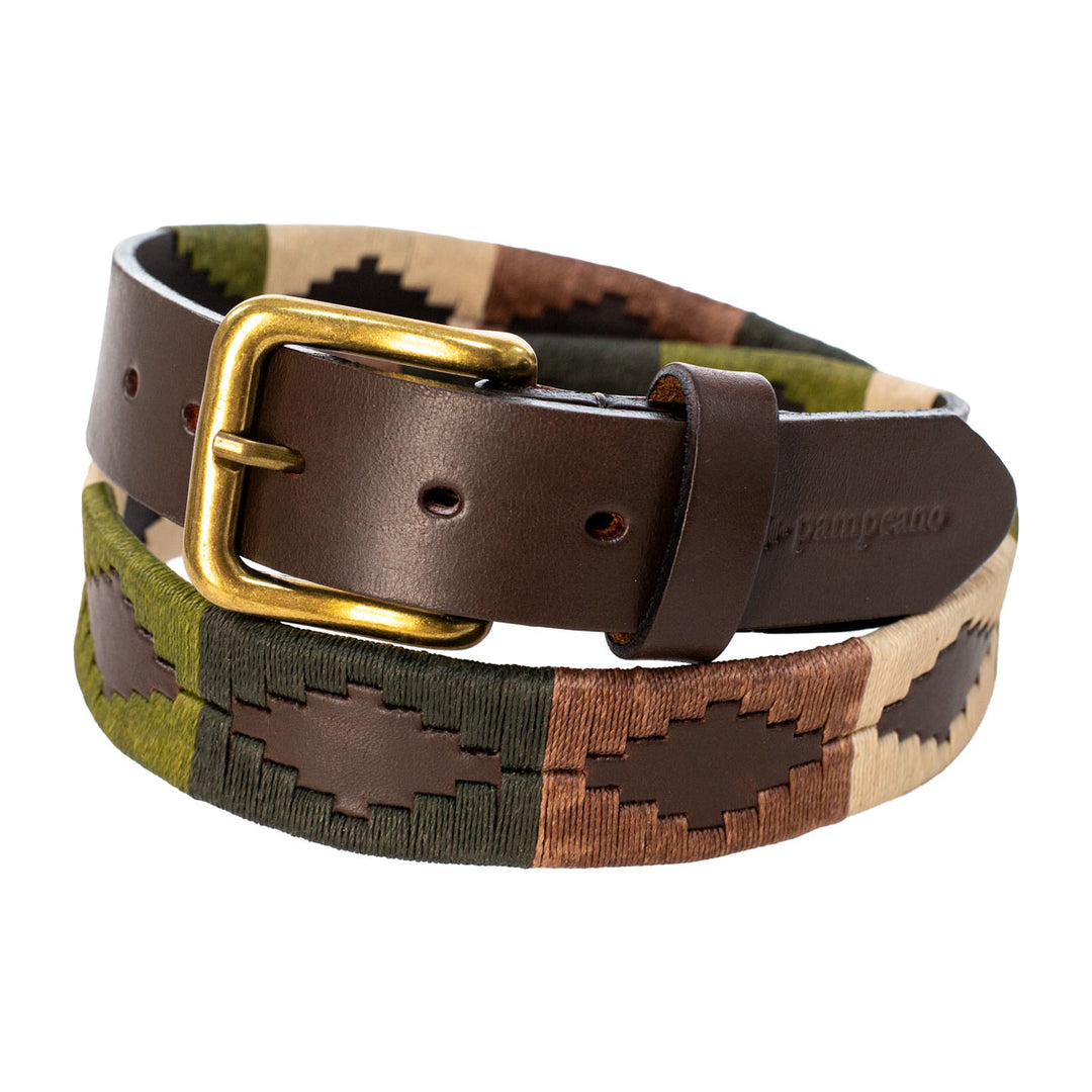 Kevin's Pampeano Vintage Green Belt-Men's Accessories-Kevin's Fine Outdoor Gear & Apparel