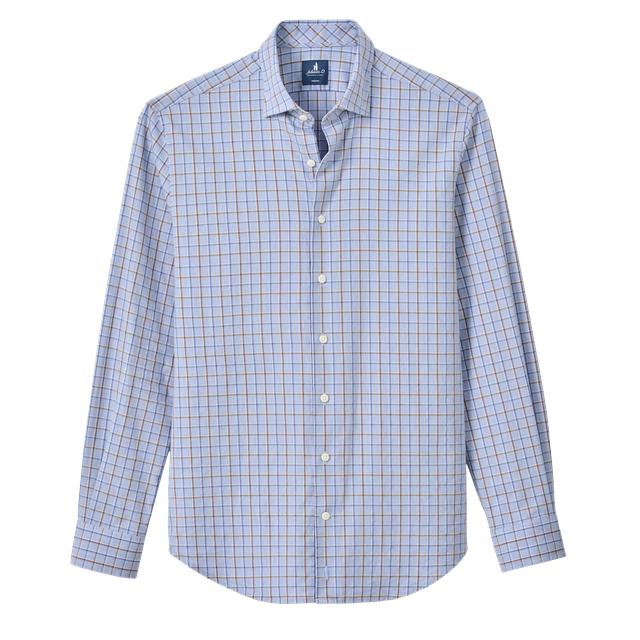 Johnnie-O Chestnut Pane Button-Down Shirt-Men's Clothing-Kevin's Fine Outdoor Gear & Apparel