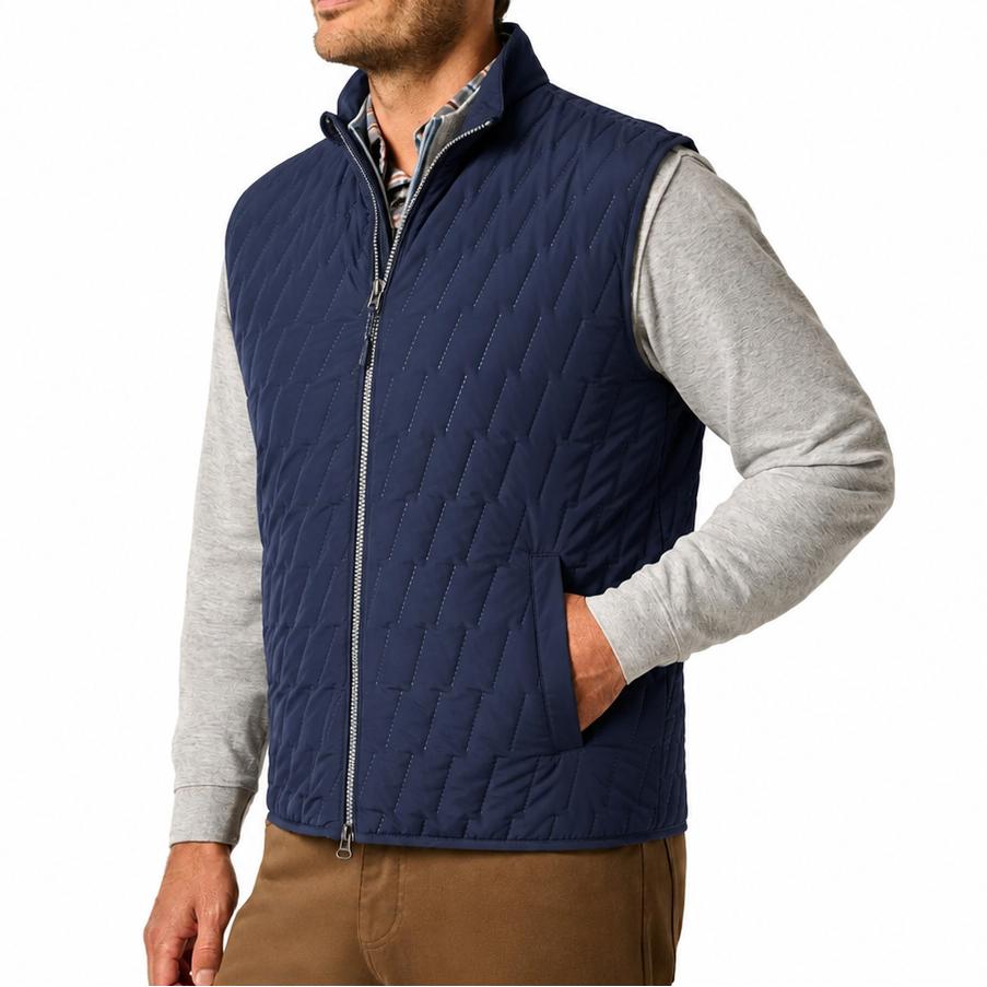 Johnnie-O Belfry Lightweight Quilted Puffer Vest-Men's Clothing-Kevin's Fine Outdoor Gear & Apparel