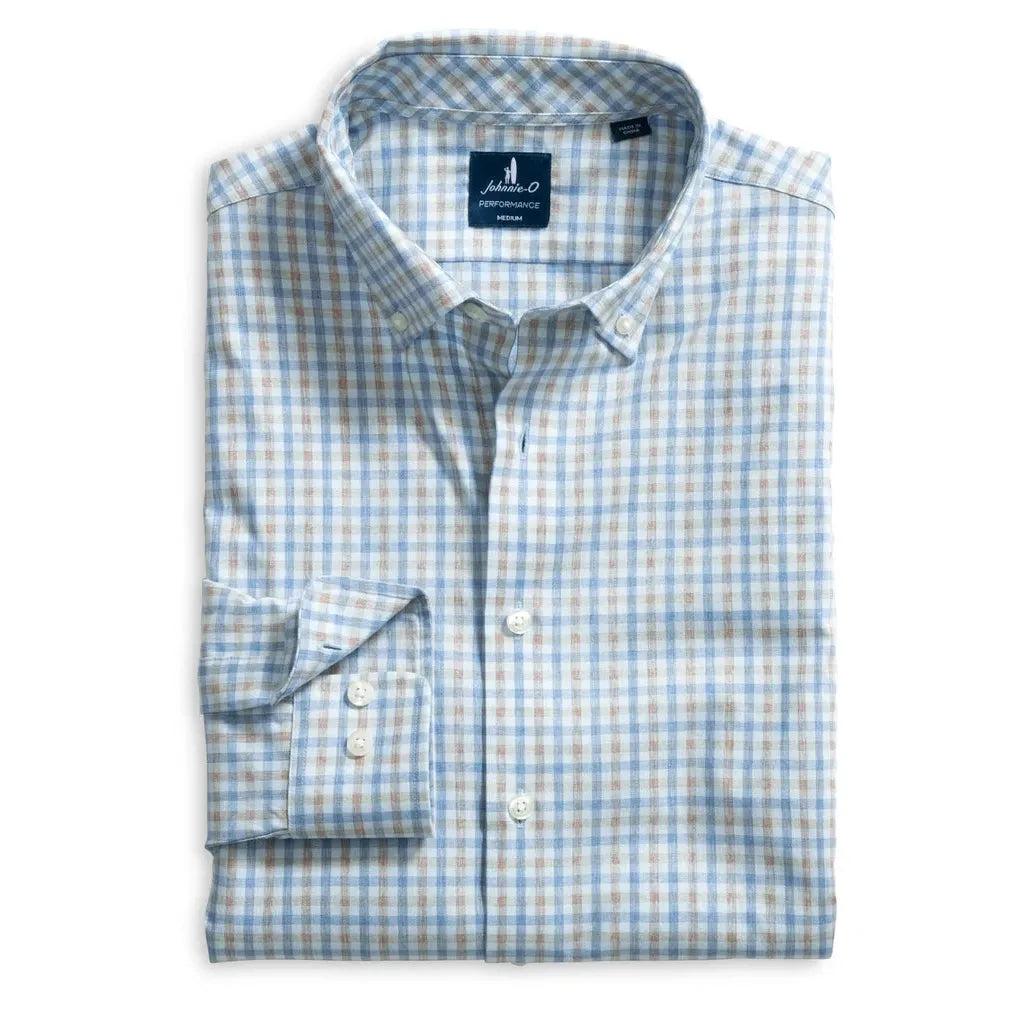 Johnnie-O Chatham Gingham Performance Button-Down-Men's Clothing-Kevin's Fine Outdoor Gear & Apparel