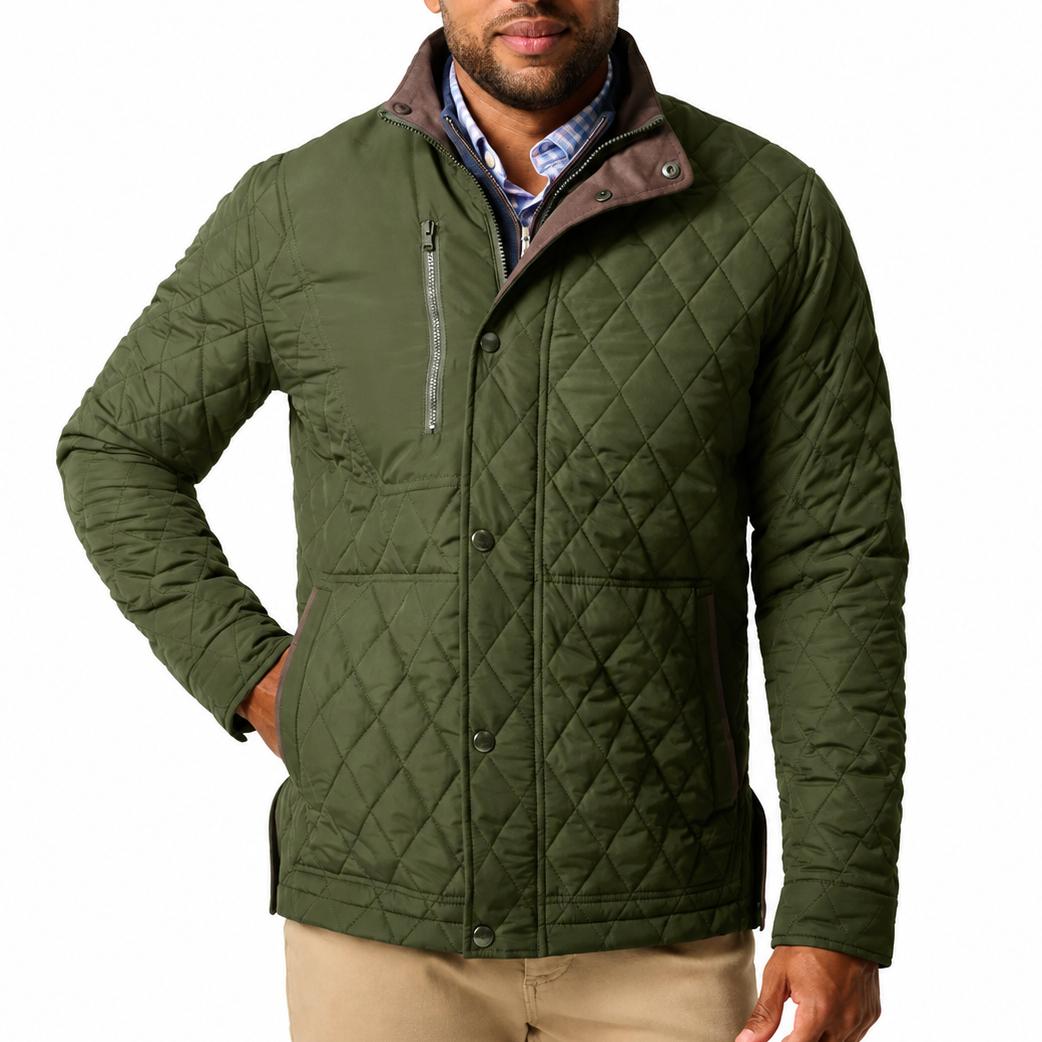 Johnnie-O Juno Quilted Snap Jacket-Men's Clothing-Kevin's Fine Outdoor Gear & Apparel