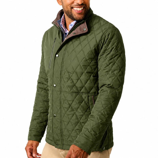 Johnnie-O Juno Quilted Snap Jacket-Men's Clothing-Kevin's Fine Outdoor Gear & Apparel