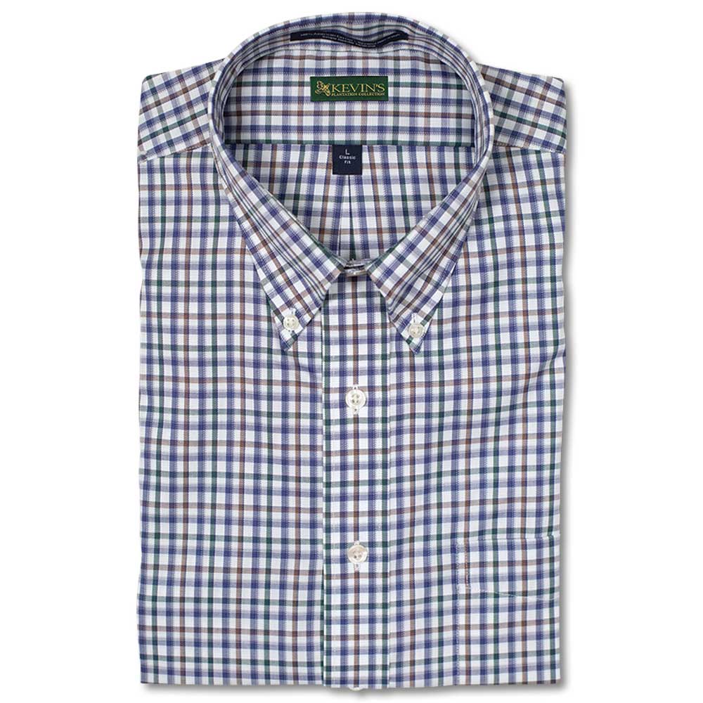 Kevin's Wrinkle Free Clive Multi Check Shirt-Multi-S-Kevin's Fine Outdoor Gear & Apparel
