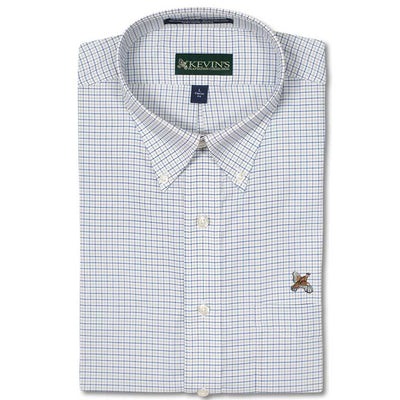 Kevin's Wrinkle Free Gale Quail Shirt-Olive/Navy Quail-S-Kevin's Fine Outdoor Gear & Apparel