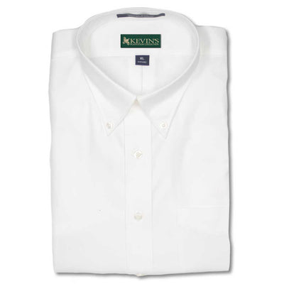 Kevin's Terry Pointer Wrinkle Free Shirt-Men's Clothing-White-M-Kevin's Fine Outdoor Gear & Apparel