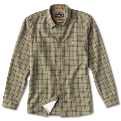 Orvis Chambray Long Sleeve Work Shirt-Men's Clothing-Moss-S-Kevin's Fine Outdoor Gear & Apparel