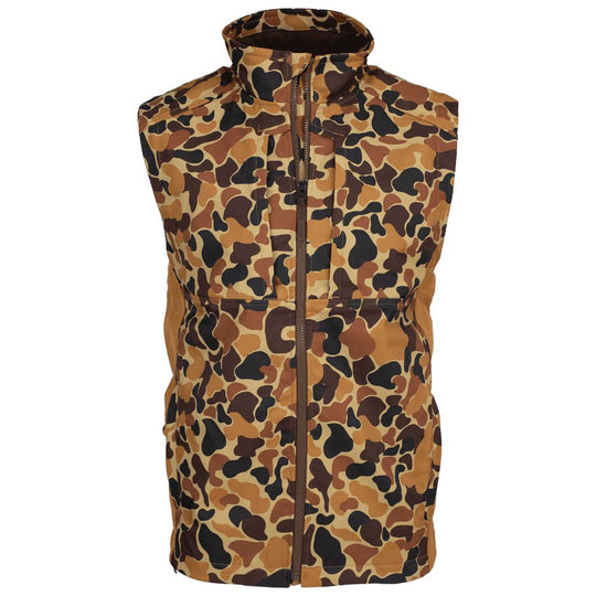 Kevin’s Windproof Softshell Vest-Men's Clothing-British Khaki/Vintage Tan Camo-S-Kevin's Fine Outdoor Gear & Apparel