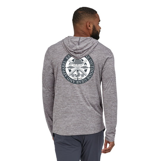 Kevin's/Patagonia Quad Rods Men's Cap Cool Daily Hoody-Men's Clothing-Feather Grey-S-Kevin's Fine Outdoor Gear & Apparel