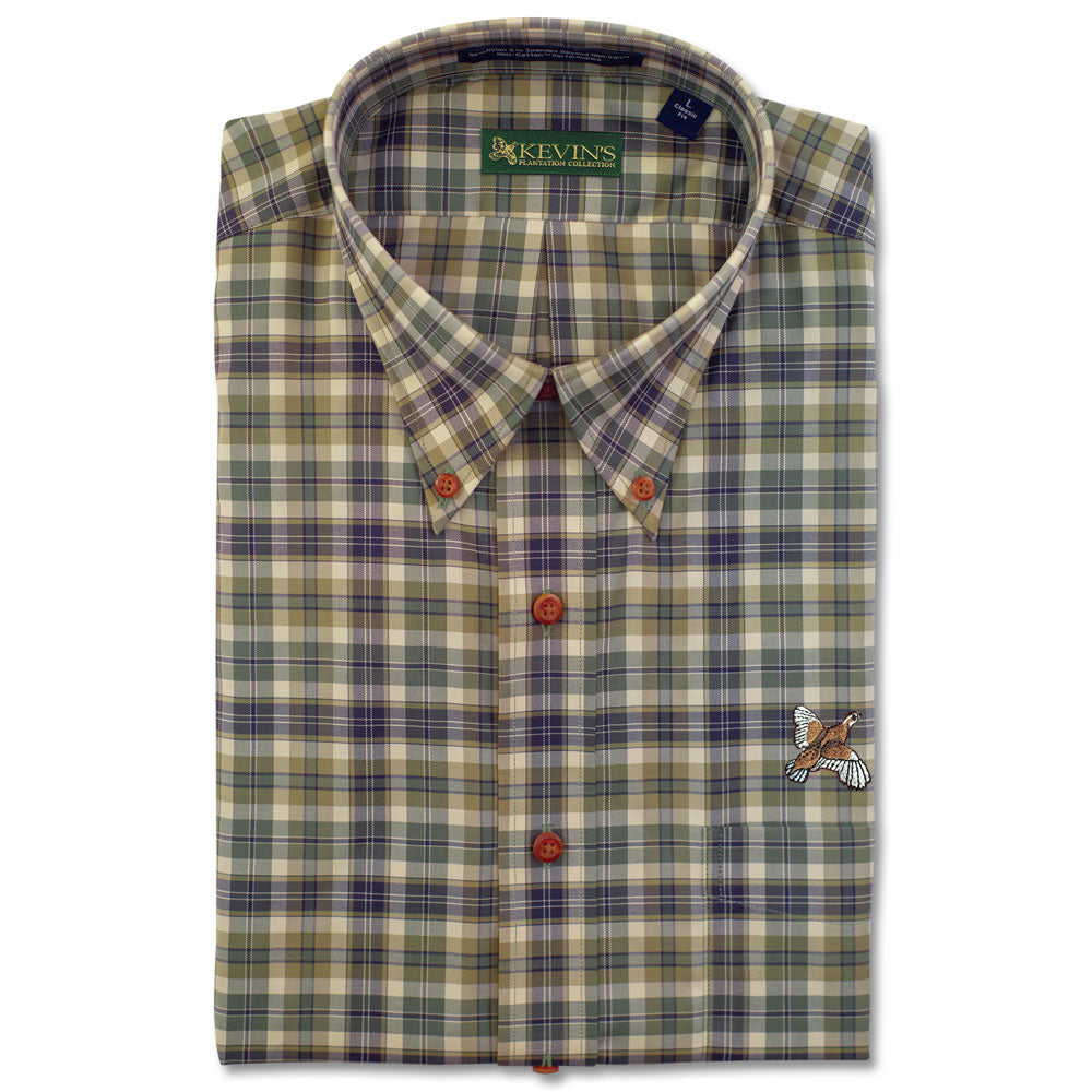 Kevin's Bond Quail Embroidered Long Sleeve Performance Shirt-Men's Clothing-Kevin's Fine Outdoor Gear & Apparel