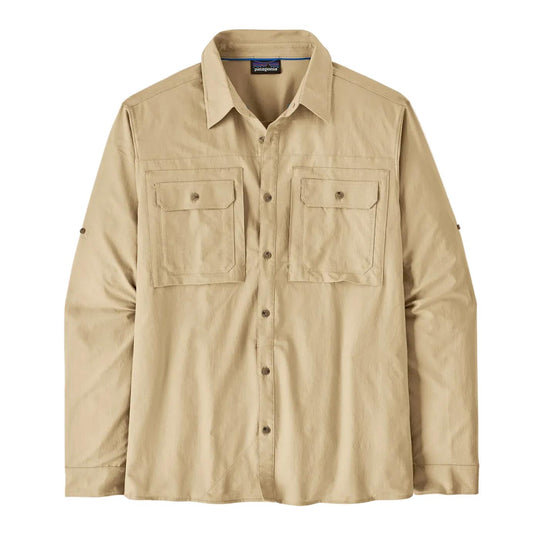 Patagonia Men's Long-Sleeve Self-Guided Sun Shirt-Men's Clothing-Nautilus Tan-S-Kevin's Fine Outdoor Gear & Apparel