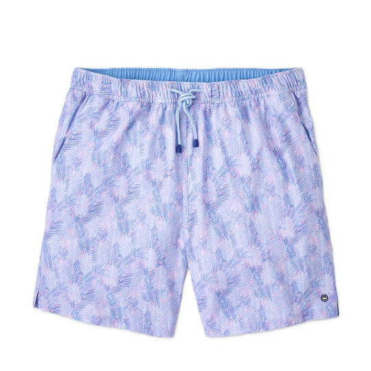 Peter Millar Sunset Palms Swim Trunk-Men's Clothing-Bermuda Pink-M-Kevin's Fine Outdoor Gear & Apparel