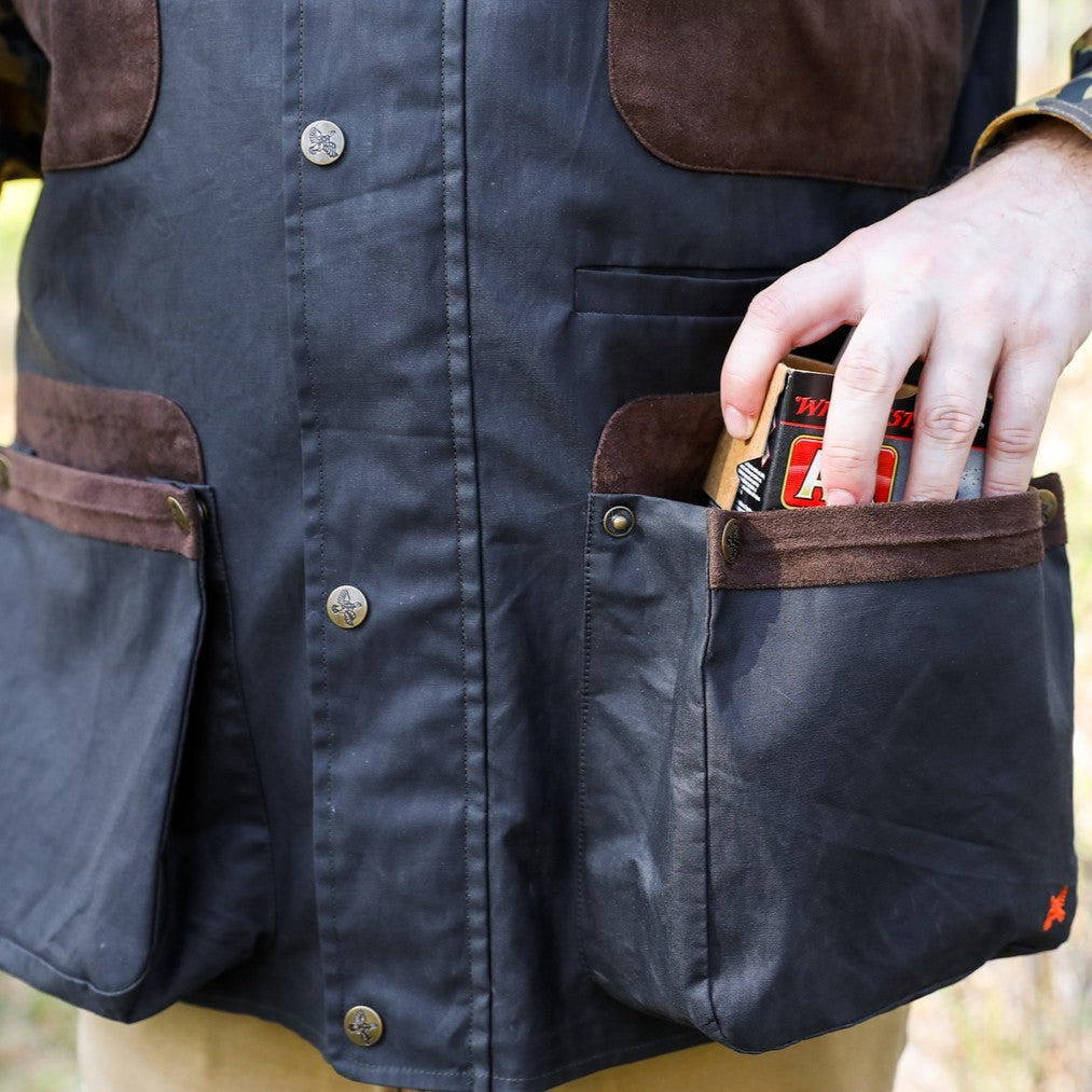 Kevin's Men's Washable Waxed Hunting Vest-Men's Clothing-Kevin's Fine Outdoor Gear & Apparel