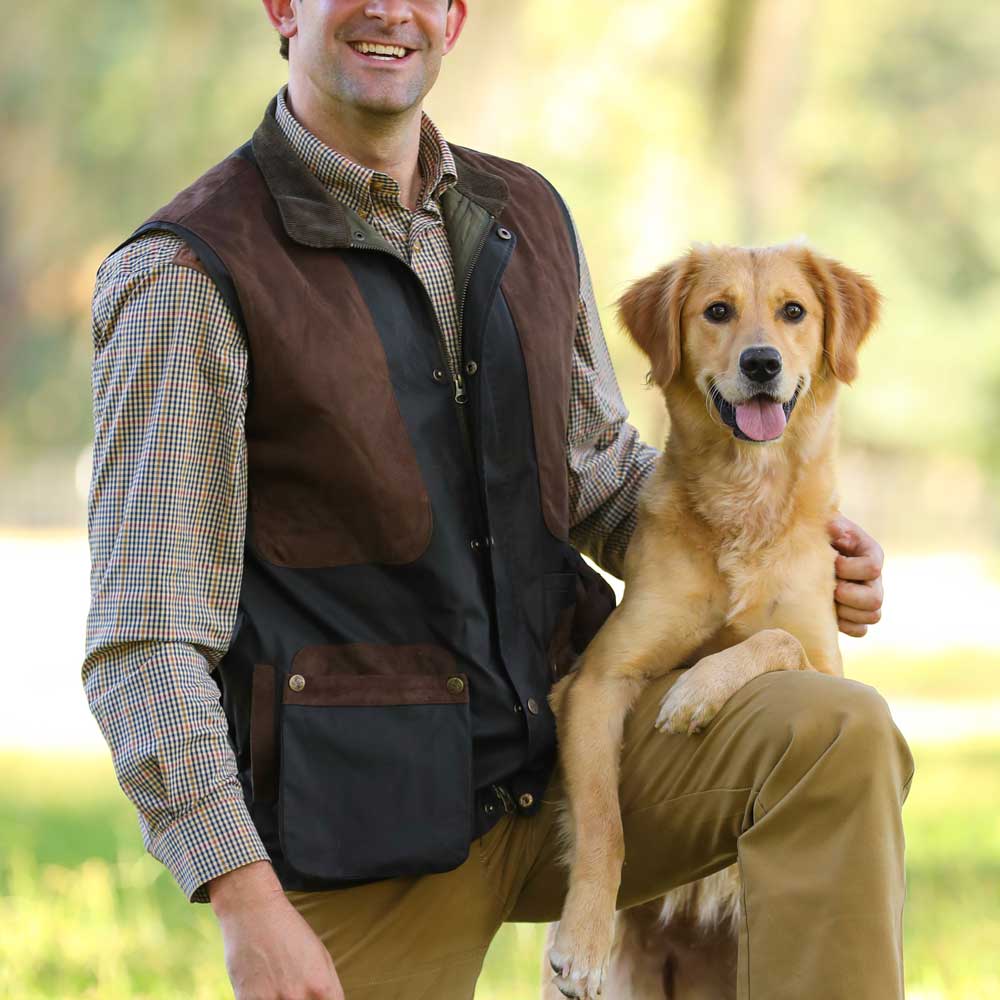 Kevin's Men's Washable Waxed Hunting Vest-Men's Clothing-Kevin's Fine Outdoor Gear & Apparel