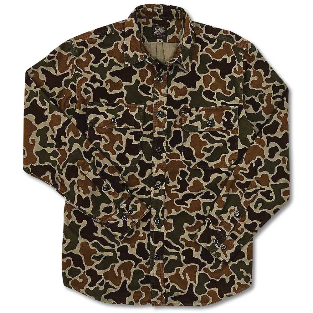 Filson Field Flannel Shirt-Men's Clothing-Frog Camo-M-Kevin's Fine Outdoor Gear & Apparel