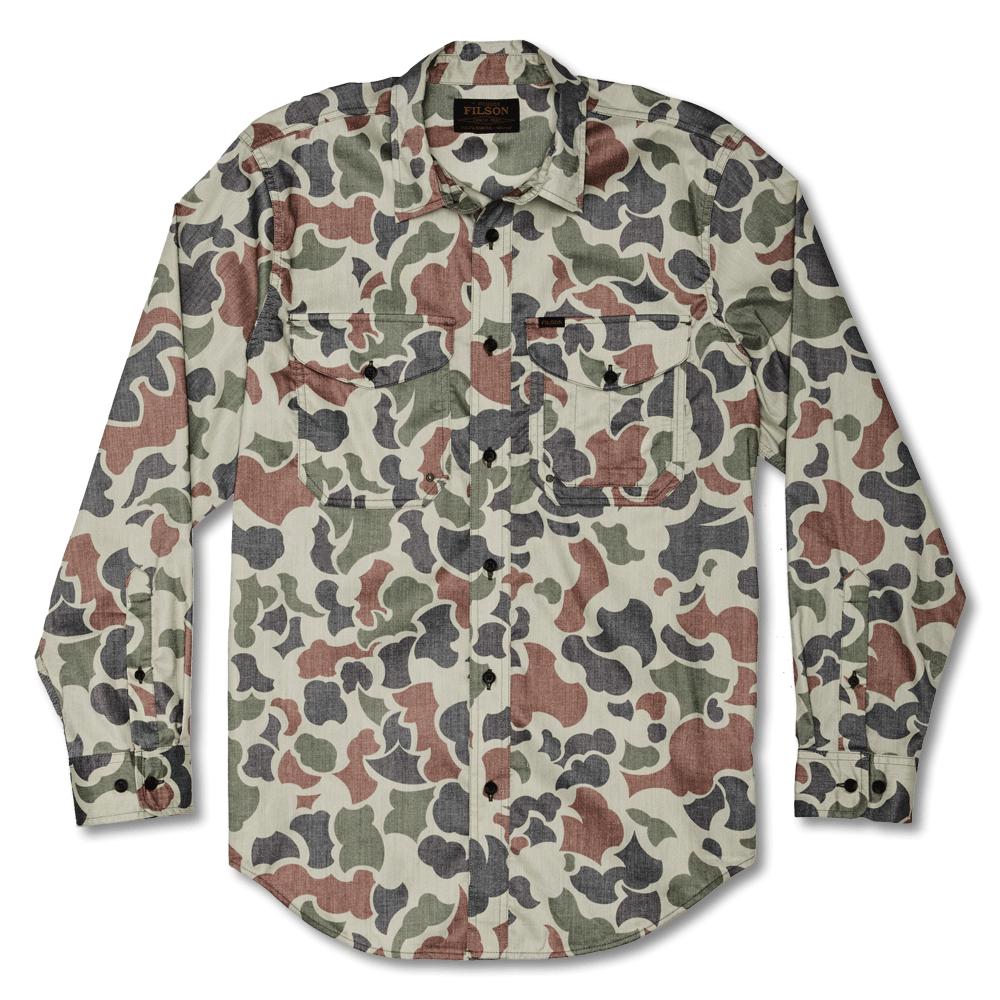 Filson Twin Lakes Sport Shirt-Men's Clothing-Shrub Camo-M-Kevin's Fine Outdoor Gear & Apparel