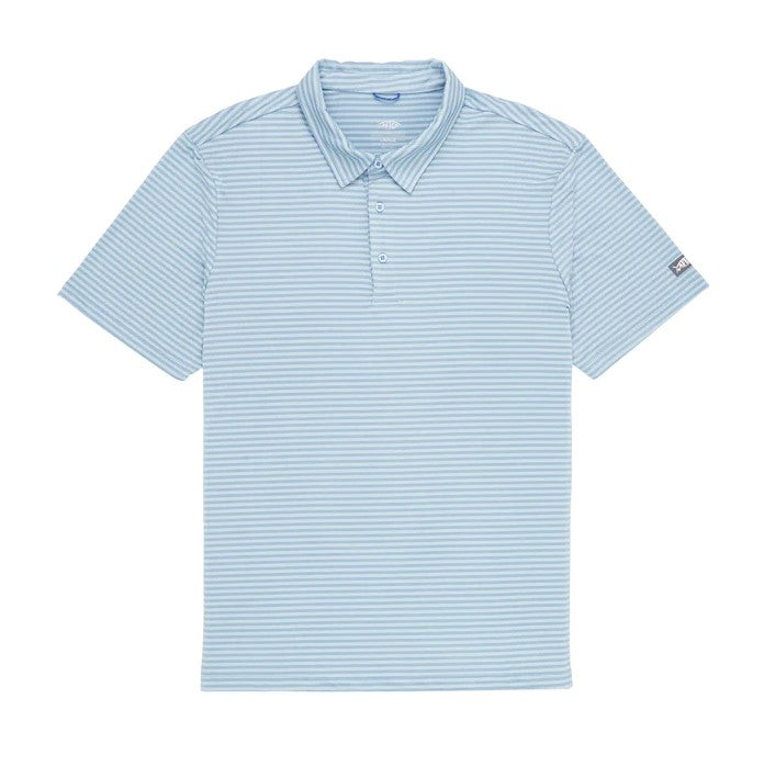 Aftco Link Performance Polo Shirt-Men's Clothing-Airy Blue-M-Kevin's Fine Outdoor Gear & Apparel