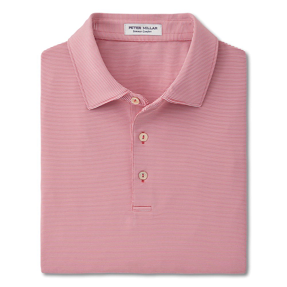 Peter Millar Jubilee Performance Jersey Polo-Men's Clothing-Cape Red-S-Kevin's Fine Outdoor Gear & Apparel