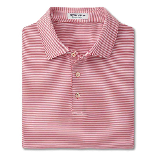 Peter Millar Jubilee Performance Jersey Polo-Men's Clothing-Cape Red-S-Kevin's Fine Outdoor Gear & Apparel