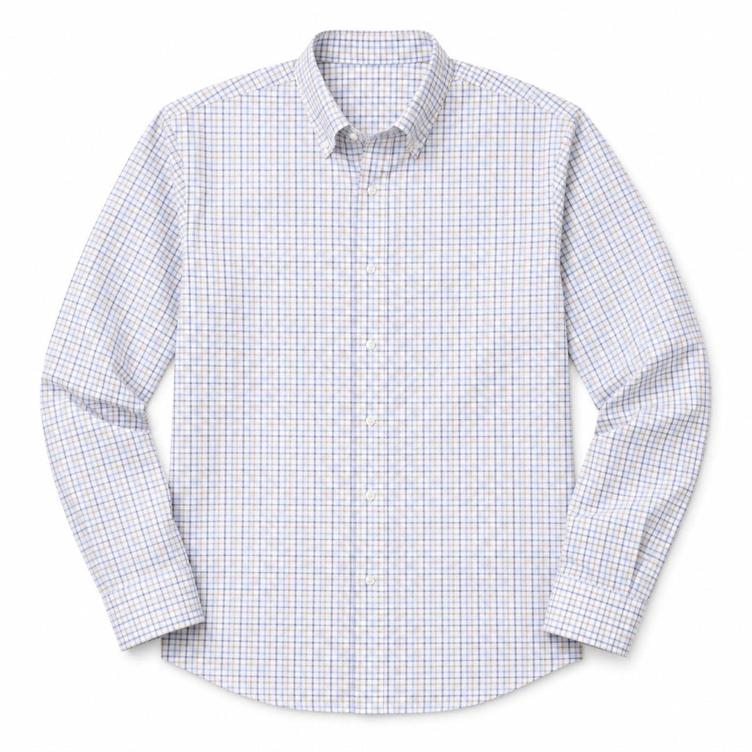 Peter Millar Bruce Crown Lite Cotton-Stretch Sport Shirt-Men's Clothing-Kevin's Fine Outdoor Gear & Apparel