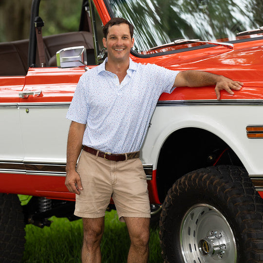 Peter Millar On The Hunt Performance Jersey Polo-Men's Clothing-Kevin's Fine Outdoor Gear & Apparel