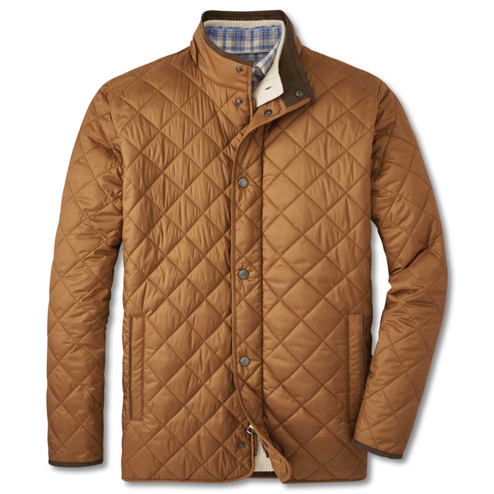 Peter Millar Suffolk Quilted Travel Coat-Men's Clothing-Turbinado-S-Kevin's Fine Outdoor Gear & Apparel