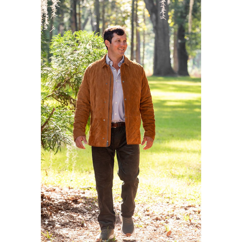 Peter Millar Suffolk Quilted Suede Travel Coat Kevin s Fine Outdoor Gear Apparel