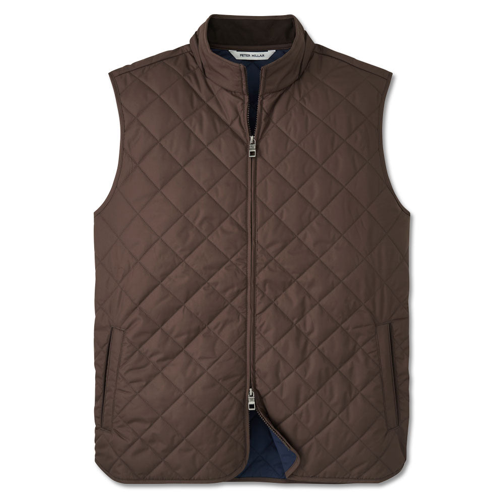 Peter Millar Essex Quilted Travel Vest-Men's Clothing-French Press-S-Kevin's Fine Outdoor Gear & Apparel