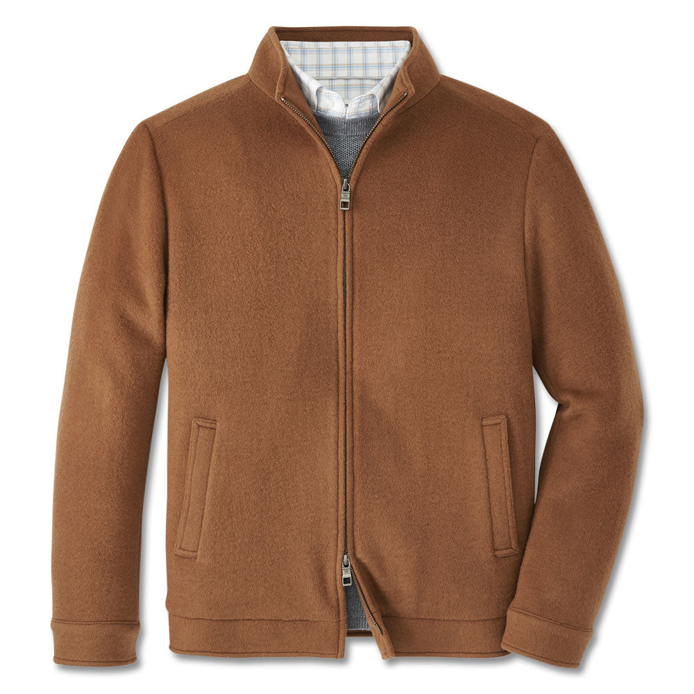 Peter Millar Crown Flex Merino Bomber-Men's Clothing-Hazelwood-M-Kevin's Fine Outdoor Gear & Apparel