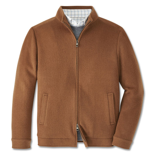Peter Millar Crown Flex Merino Bomber-Men's Clothing-Hazelwood-M-Kevin's Fine Outdoor Gear & Apparel