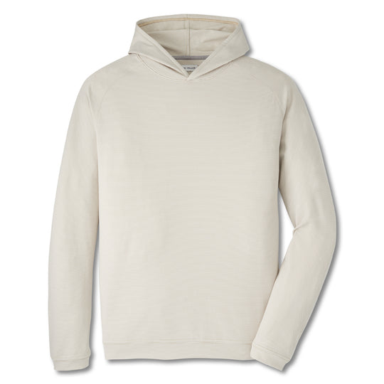 Peter Millar Pine Sugar Stripe Performance Hoodie-Men's Clothing-Biscuit-M-Kevin's Fine Outdoor Gear & Apparel