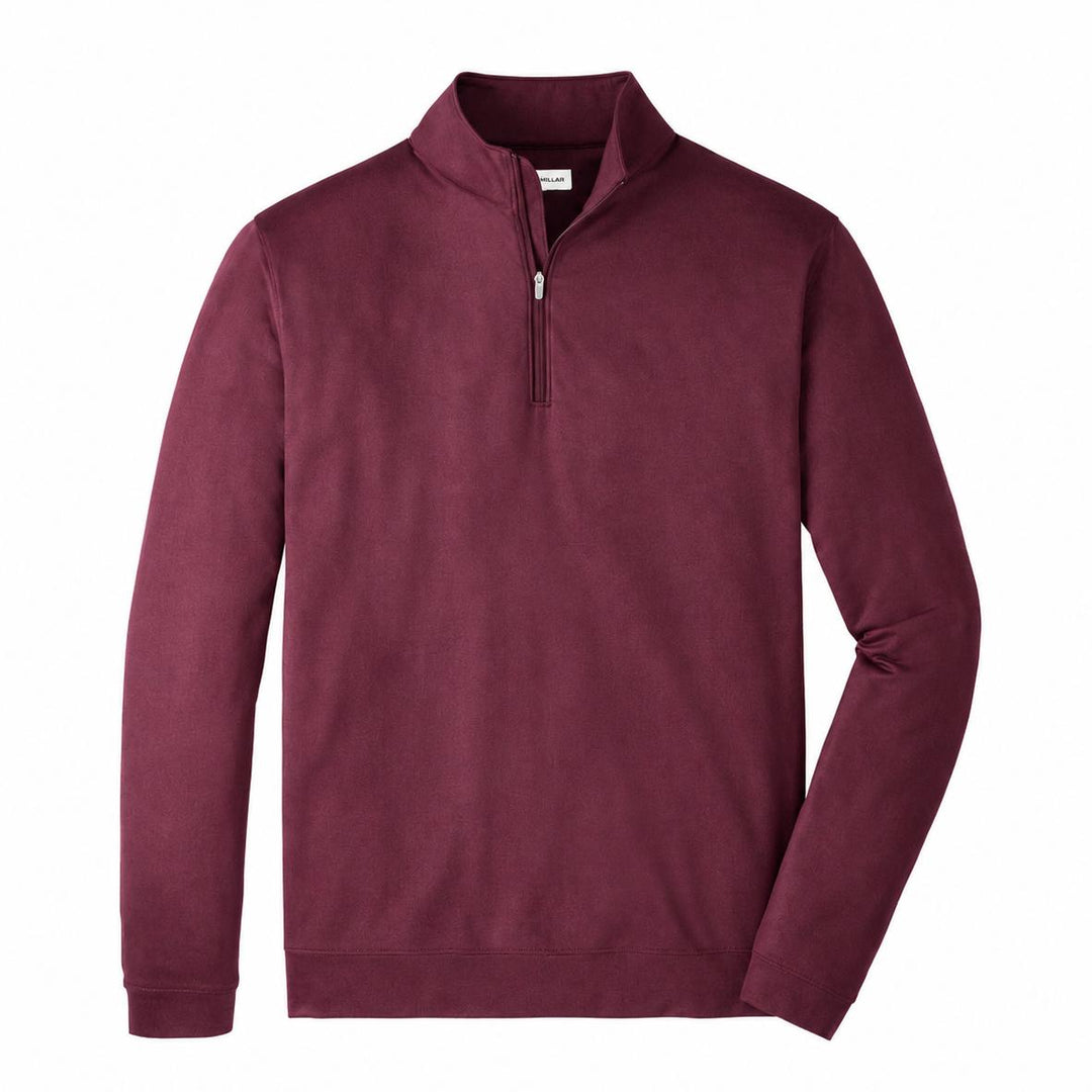 Peter Millar Perth Herringbone Performance Quarter-Zip-Men's Clothing-Kevin's Fine Outdoor Gear & Apparel
