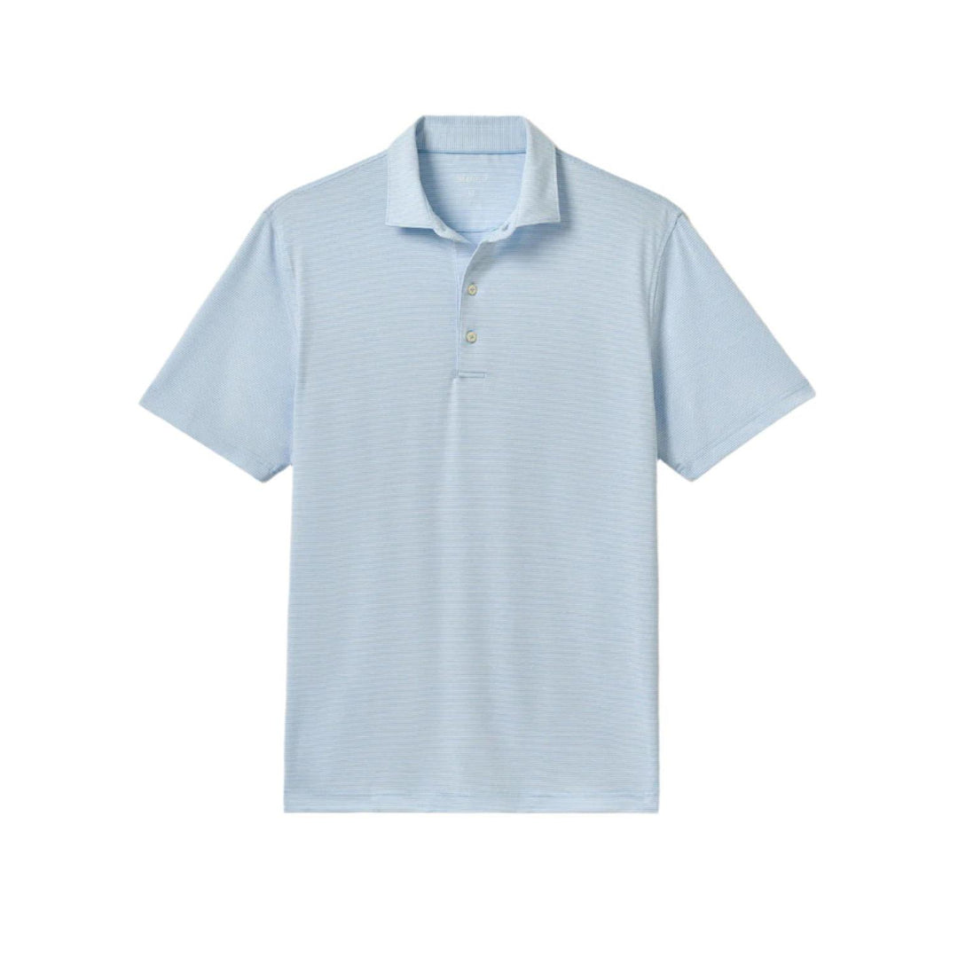 Johnnie-O Lyndonn Stripe Performance Jersey Polo-Men's Clothing-Gulf Blue-S-Kevin's Fine Outdoor Gear & Apparel