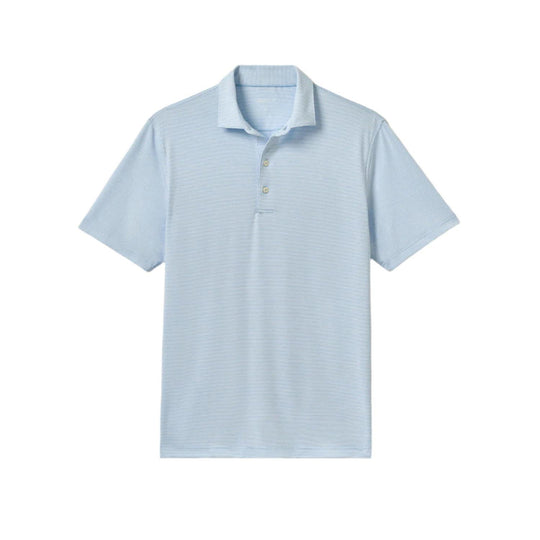 Johnnie-O Lyndonn Stripe Performance Jersey Polo-Men's Clothing-Gulf Blue-S-Kevin's Fine Outdoor Gear & Apparel