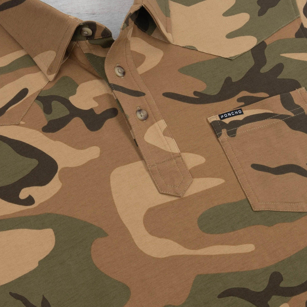 Poncho The Bird Bag Polo Shirt-Men's Clothing-Kevin's Fine Outdoor Gear & Apparel