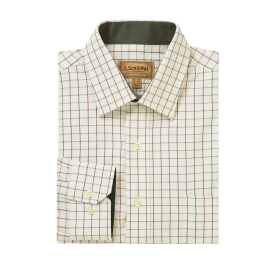 Schoffel Men's Burnham Tattersall Classic Shirt-Men's Clothing-Woodland Tattersall-15.5-Kevin's Fine Outdoor Gear & Apparel