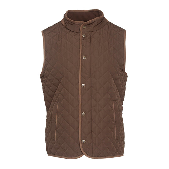 Kevin's Quilted Field Vest-Men's Clothing-Brown-M-Kevin's Fine Outdoor Gear & Apparel