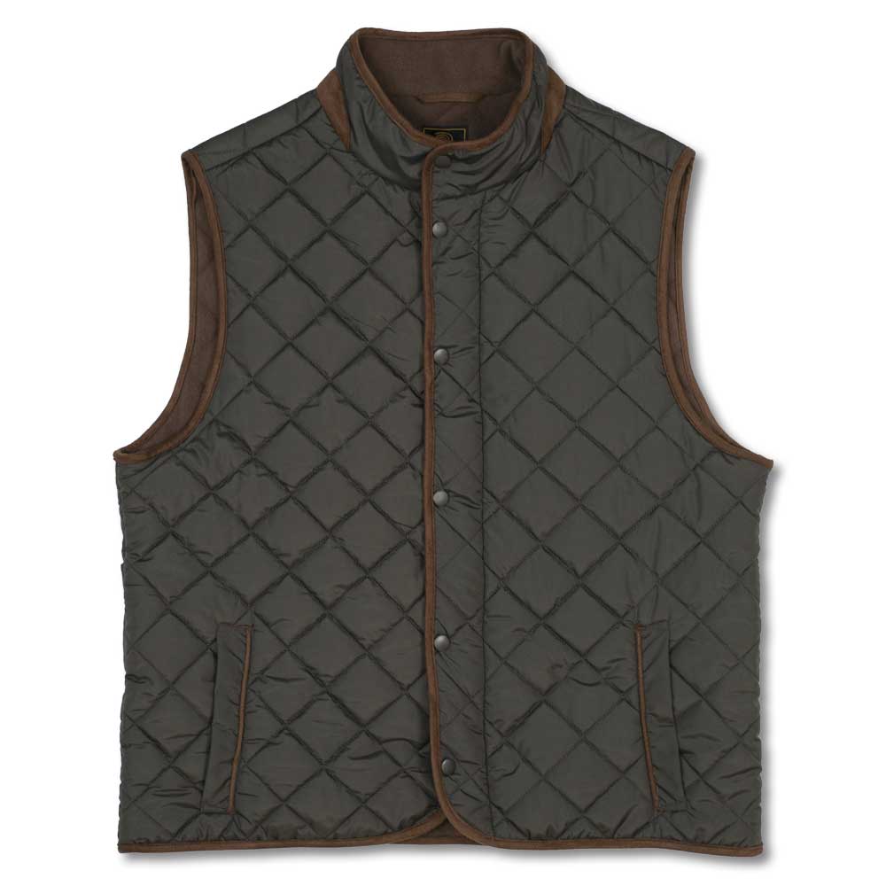 Kevin's Quilted Field Vest-Men's Clothing-DARK TAUPE-M-Kevin's Fine Outdoor Gear & Apparel