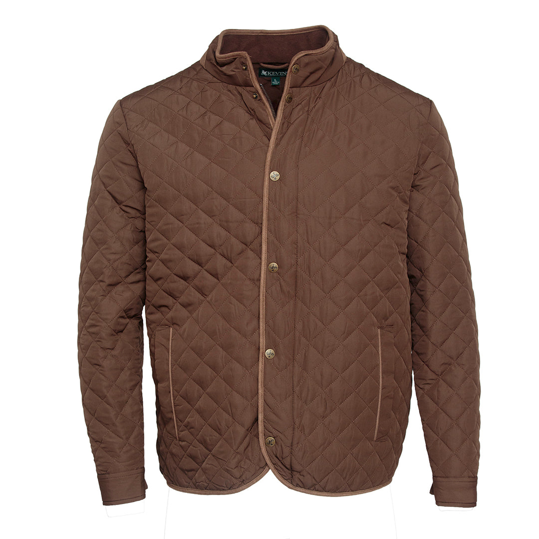 Kevin's Quilted Field Coat-Men's Clothing-Brown-S-Kevin's Fine Outdoor Gear & Apparel