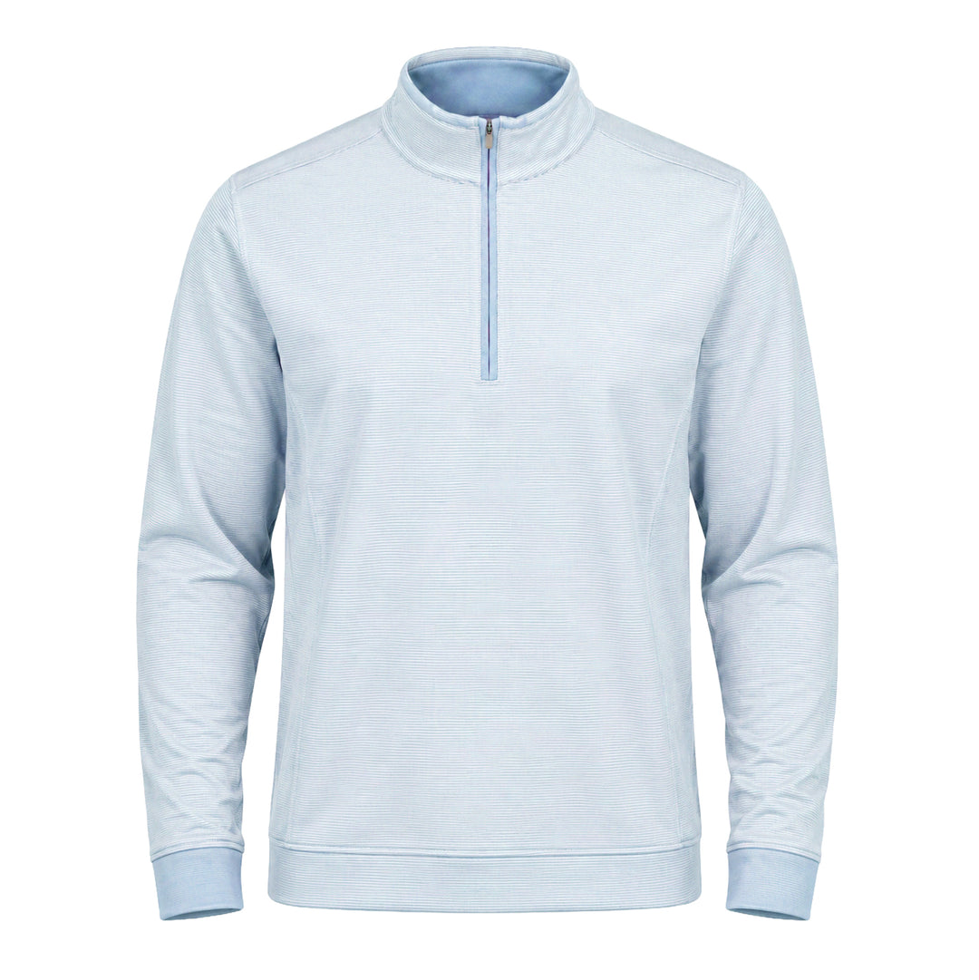 Kevin's Red Hills Performance Quarter Zip-Coastal Blue Stripe-S-Kevin's Fine Outdoor Gear & Apparel