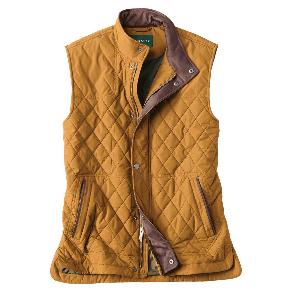 Orvis RT7 Quilted Vest-Men's Clothing-Field Khaki-S-Kevin's Fine Outdoor Gear & Apparel