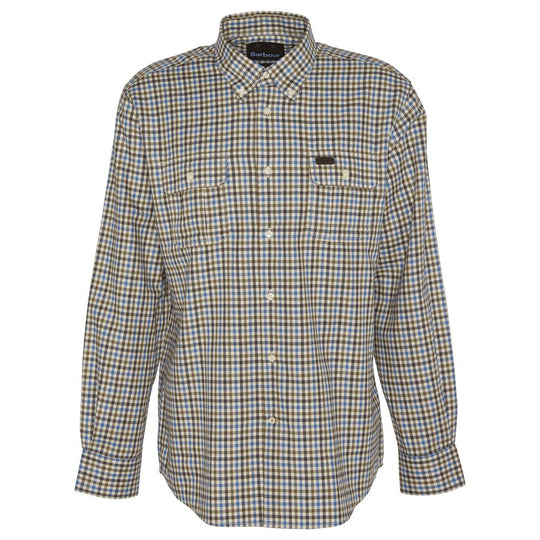 Barbour Foss Tailored Shirt-Blue-S-Kevin's Fine Outdoor Gear & Apparel