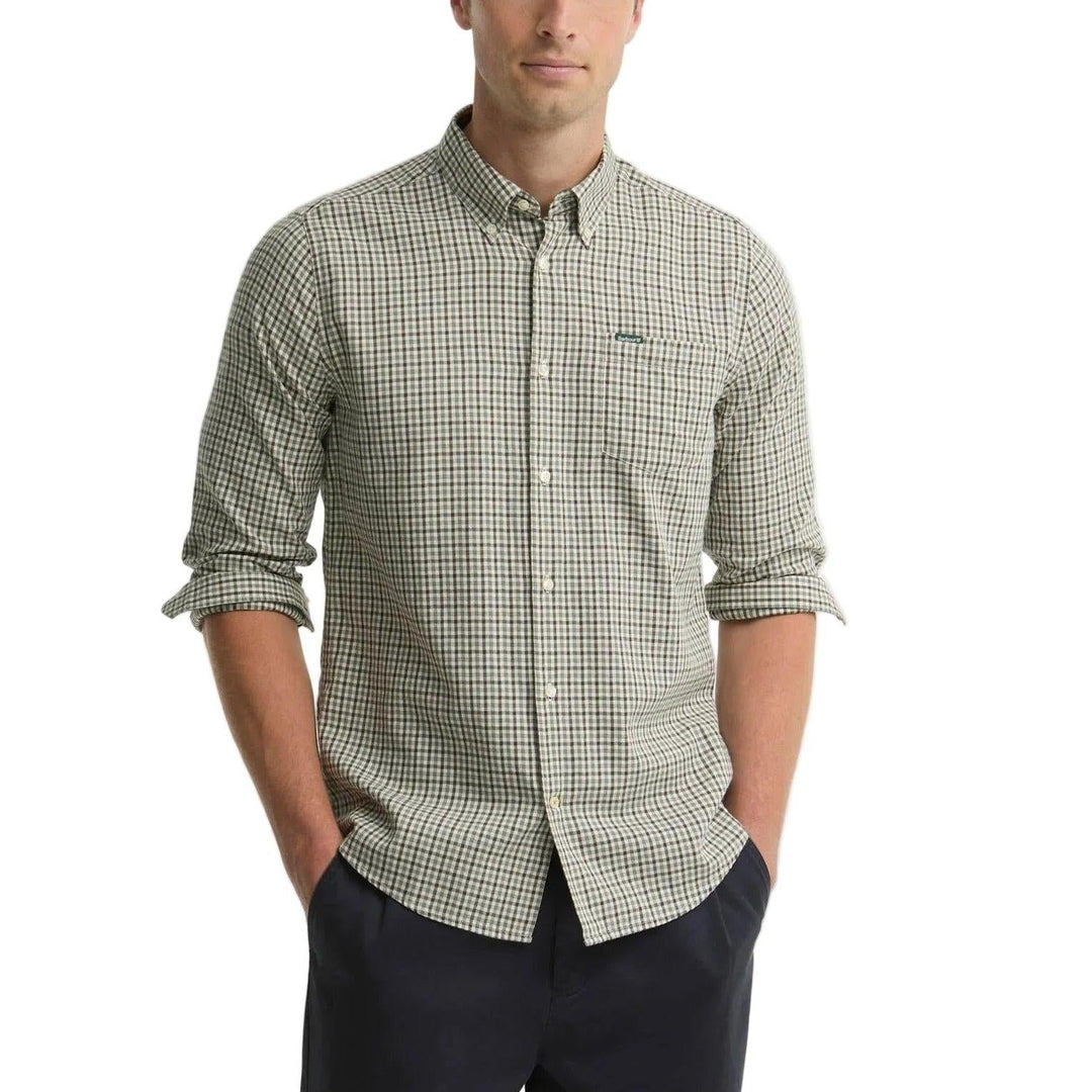 Barbour Padshaw Tailored Gingham Shirt-Men's Clothing-Kevin's Fine Outdoor Gear & Apparel
