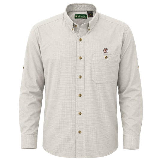 Kevin's Bob White Quail Performance Long Sleeve Seersucker Field Shirt-Men's Clothing-Sage-S-Kevin's Fine Outdoor Gear & Apparel